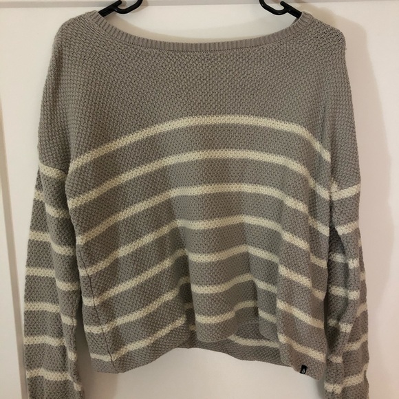 Volcom Sweaters - 3 for $15!! Gray Volcom Striped Sweater